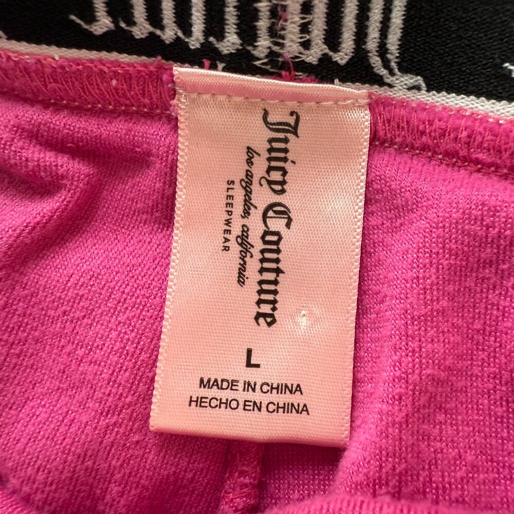 Vintage Juicy Couture Sleepwear Set in Technicolor Pink - Picture 15 of 16
